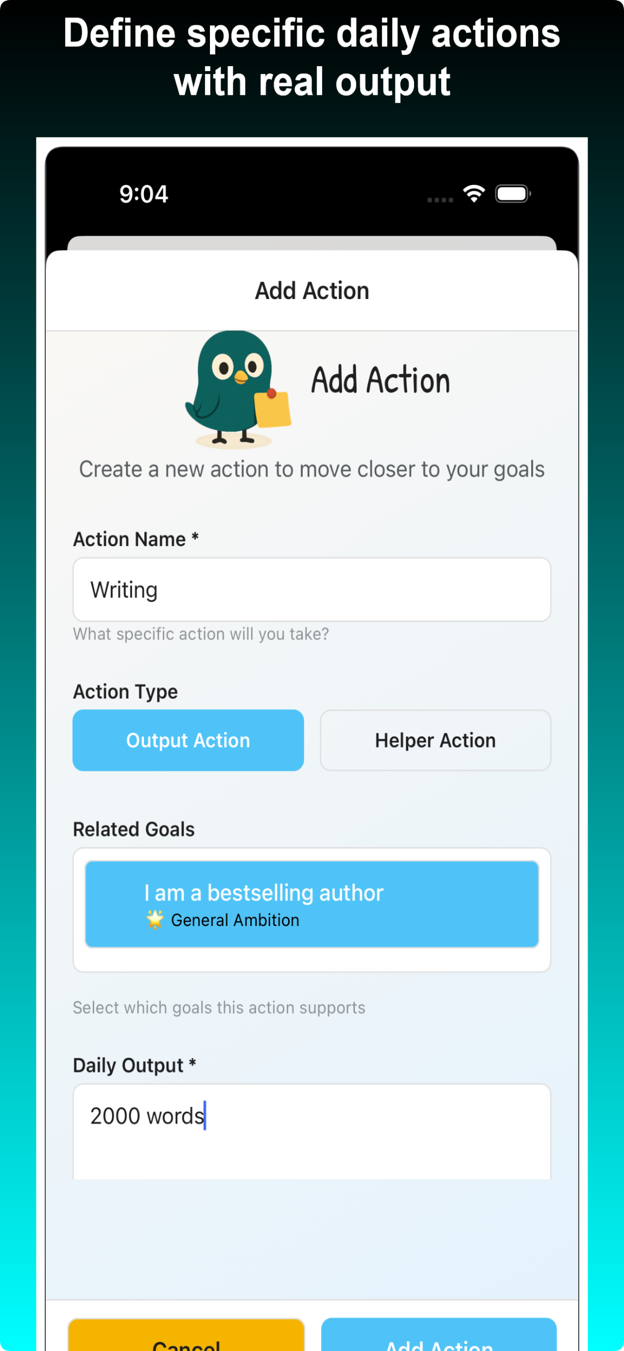 Actenda app screenshot 2